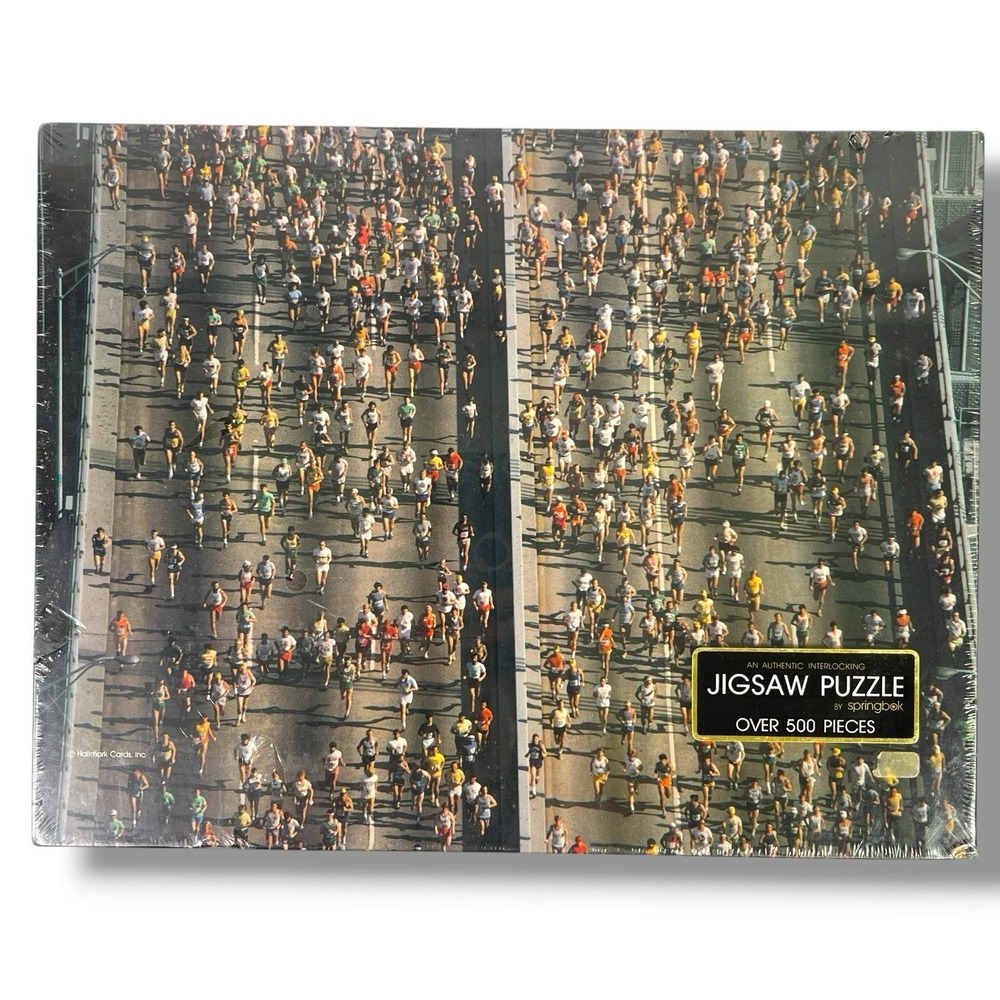 Vintage Springbok 500 Piece Jigsaw Puzzle Sealed "See How They Run!" NEW SEALED